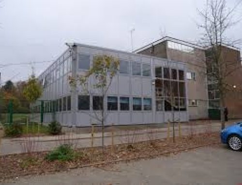 Curtain Walling Installation at The Totteridge Academy